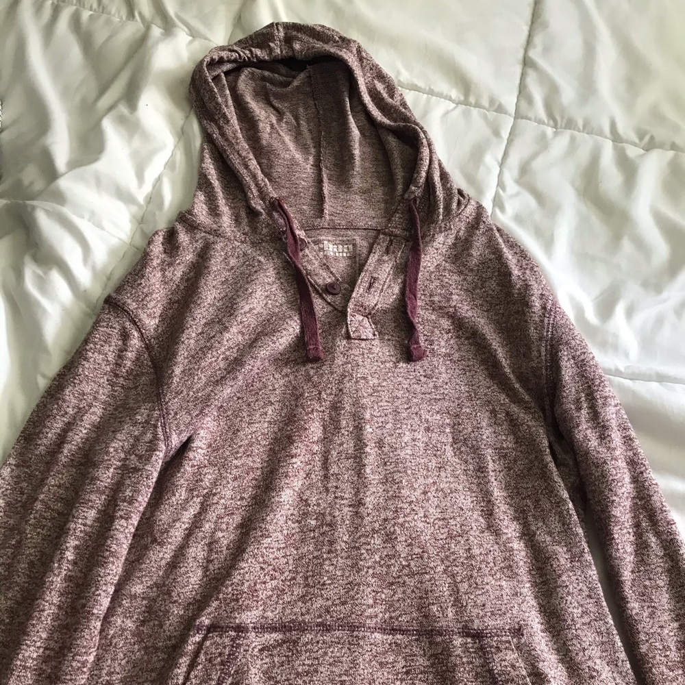 Mens Urban Pipeline S Hooded Tee Red